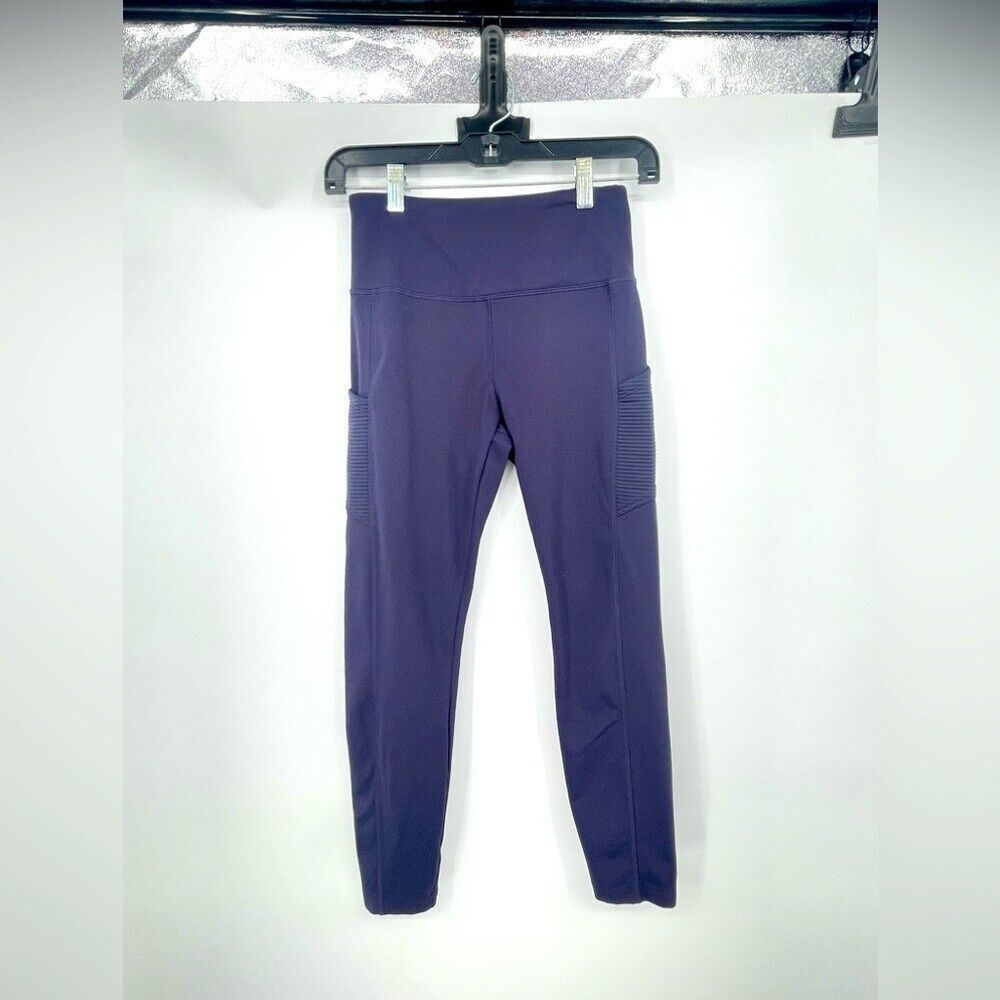 Cali active sports navy blue woman's size S yoga‎ pants